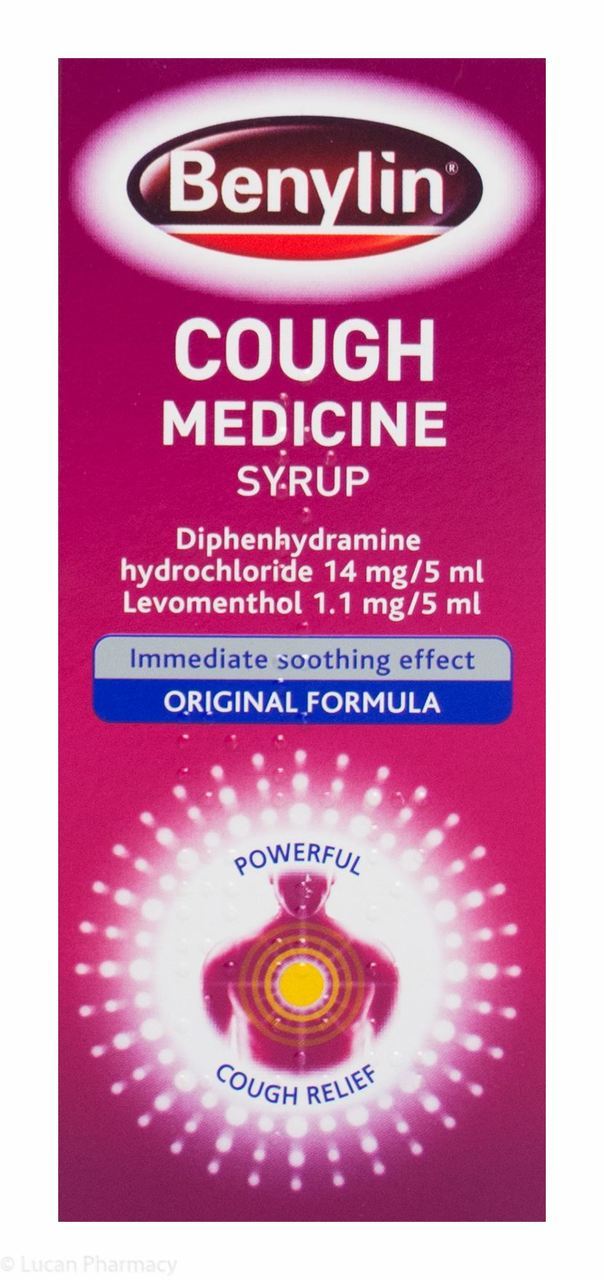 BENYLIN COUGH MEDICINE SYRUP 125ml - Mountmellick Local Pharmacy