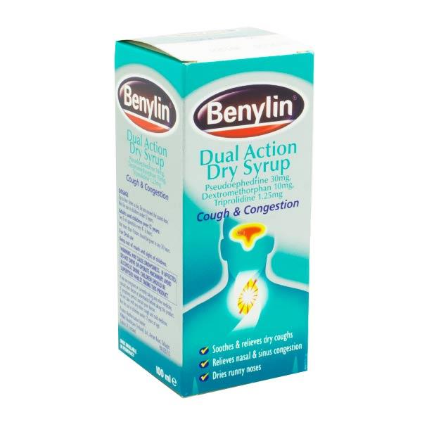 BENYLIN DUAL ACTION DRY SYRUP 100ml