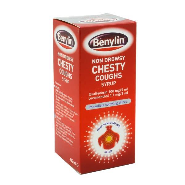 BENYLIN NON-DROWSY FOR CHESTY COUGHS 125ml