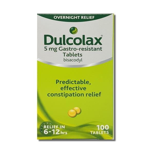 Dulcolax 5mg 100 Gastro resistant Tablets