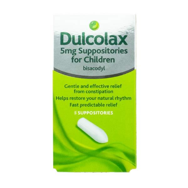 Dulcolax 5mg Suppositories For Children 5pack