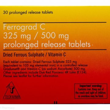 Ferrograd C Tablets 30 Tablets