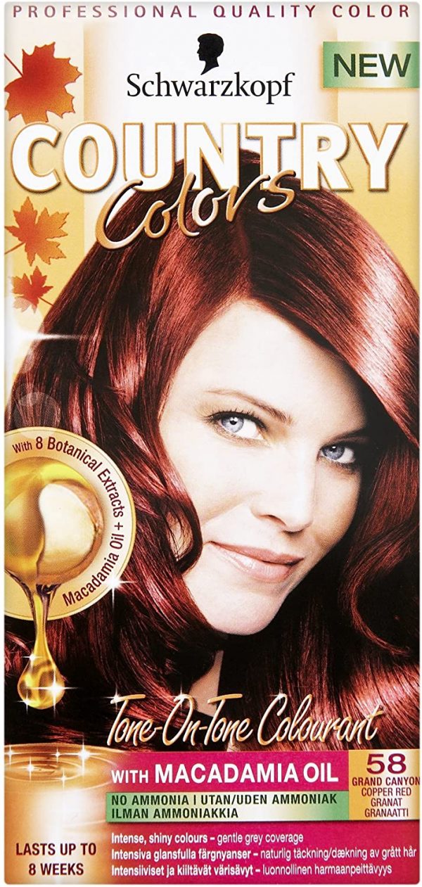 Schwarzkopf Country Colors Grand Canion Copper Red