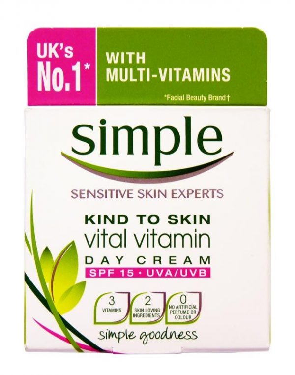 Simple Kind to Skin Night Cream Vital Vitamin 50ml