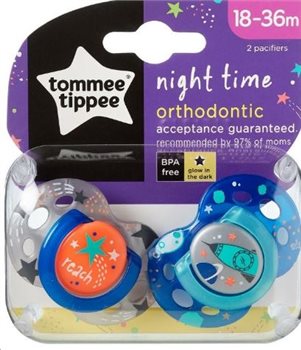 TOMMEE TIPPEE 18-36M ORTHODONTIC NIGHT TIME