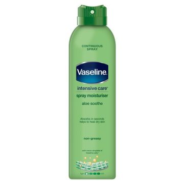 VASELINE AEROSOL MOISTURISER ALOE
