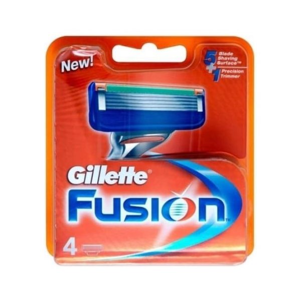 gillette fusion manual blades 4 pack p2362 2342 medium