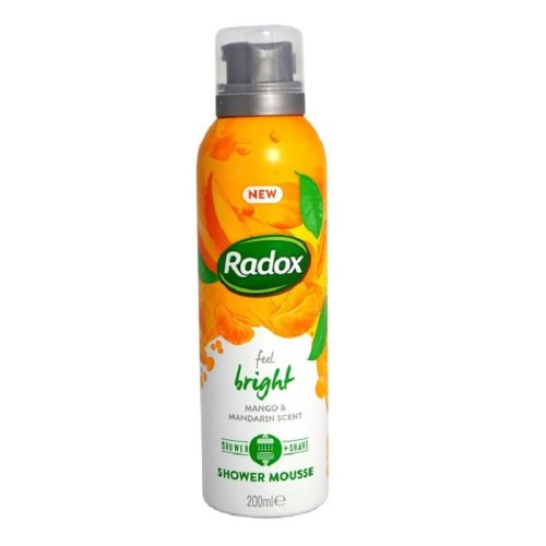 radox feel bright shower mousse 1