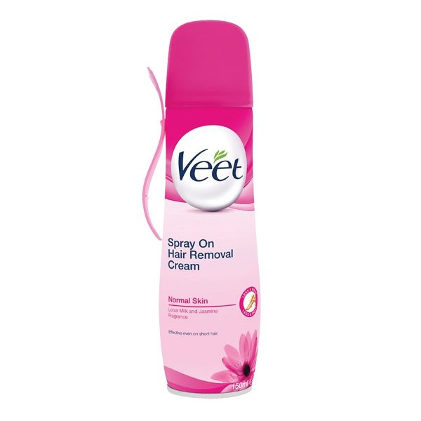vee9346 veet hair removal spray on cream 150ml normal skin 1