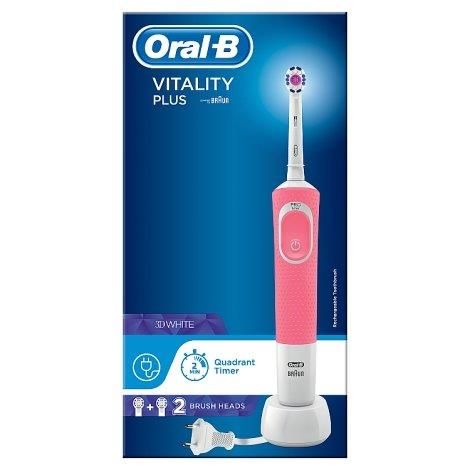 4210201120629 t1 oral b vitality plus 3dwhite pink electric toothbr