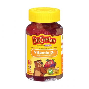 Lil Critters Calcium And Vit D 60 Tablets