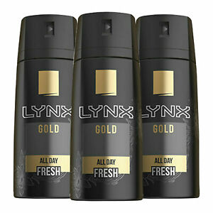 Lynx Body Spray Gold 150ml Twin Pack