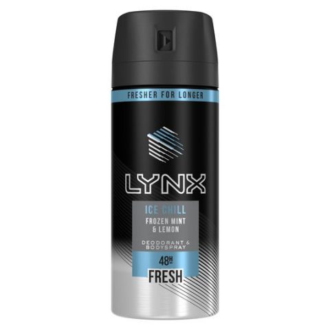 Lynx Ice Chill Deodorant & Body Spray For Men 150ml – Mountmellick ...