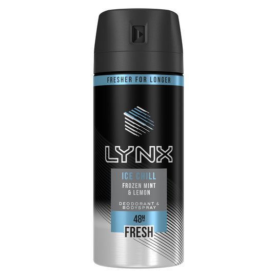 Lynx Ice Chill Deodorant Body Spray For Men 150ml 1