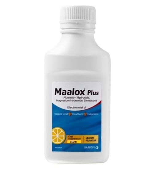MAALOX PLUS 200MG/175MG/25MG/5ML OR SUSP 250ml