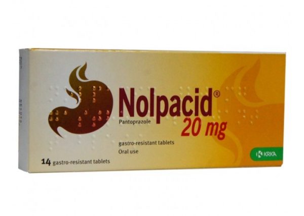 NOLPACID 20MG GAST RES TABS PANTOPRAZOLE 14 Tablets