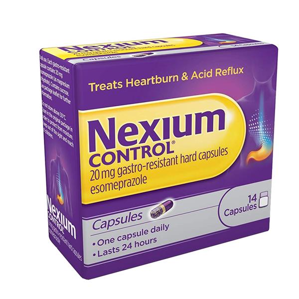 Nexium Control 20mg Gastro Resistant 14 Hard Capsules