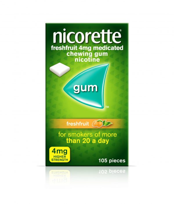 Nicorette Freshfruit 4mg Medicated Gum 105 Pieces