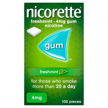 Nicorette Freshmint 4mg Medicated Gum 105 Pieces