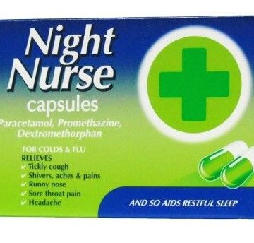 Night Nurse Capsules 10 Tablets
