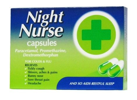 Night Nurse Capsules 10 Tablets