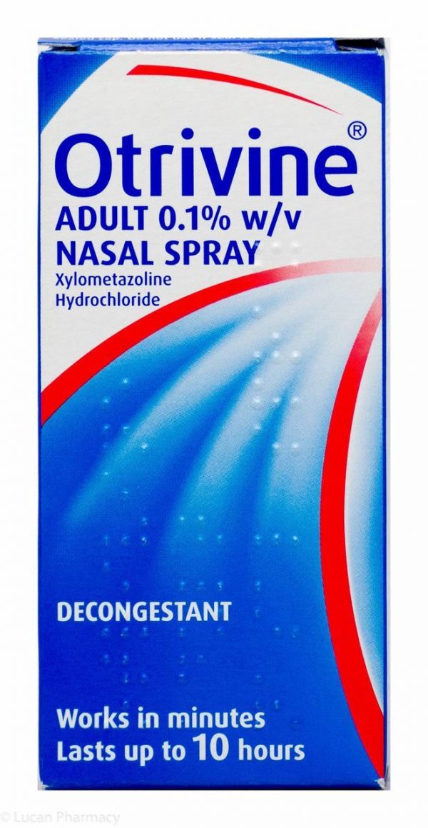 Otrivine Adult 0.1% Nasal Spray Solution 10ml