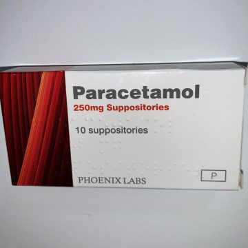 Paracetamol 250mg 10 Suppositories Phoenix Labs
