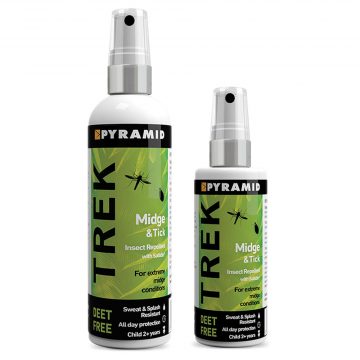 Pyramid Trek Midge and Tick Repellent - 60 ml Pump Spray