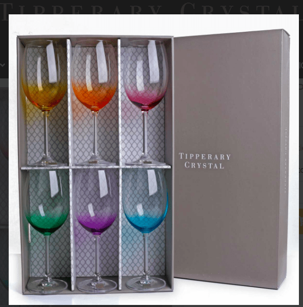 Rainbow Party Pack Wine Set Of 6