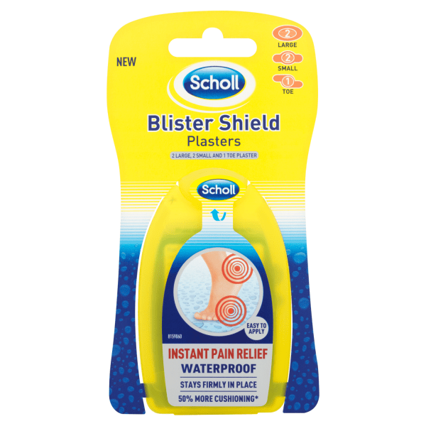 Scholl Blister Shield Plasters Mixed Large & Small