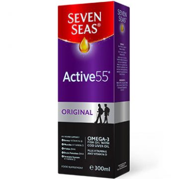 Seven Seas Active 55 Cod Liver Oil Liquid 300ml