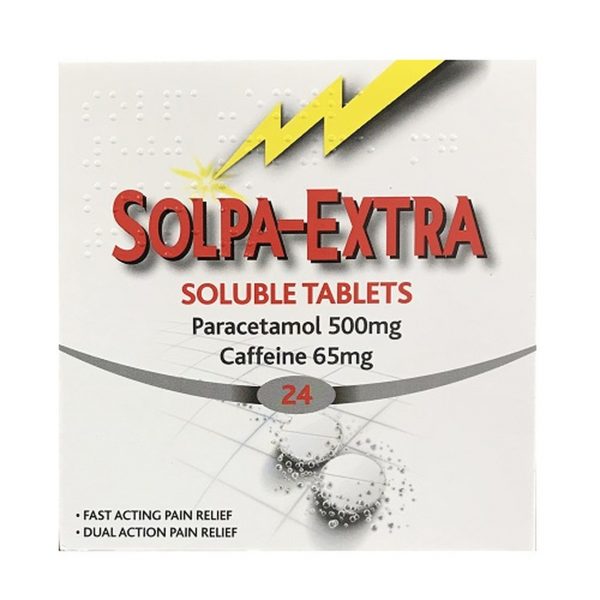 Solpa-Extra 500mg/65mg 24 Soluble Tablets
