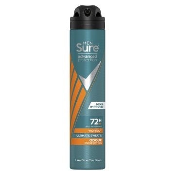 Sure For Men Advanced Work Out Antiperspirant Deodorant 200Ml