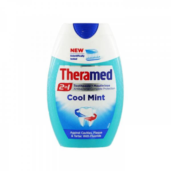 Theramed 2in1 Toothpaste & Mouthwash Cool Mint 75ml