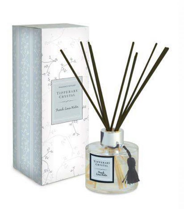 Tipperary Crystal French Linen Water Fragranced Diffuser Set