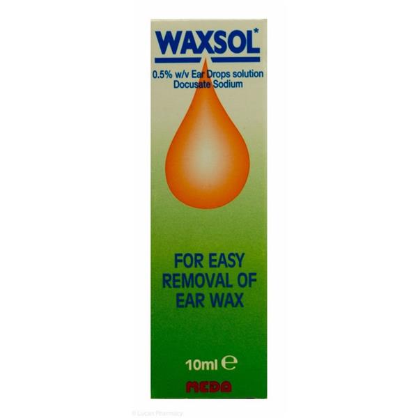 Waxsol 0.5% Ear Drops Solution 10ml