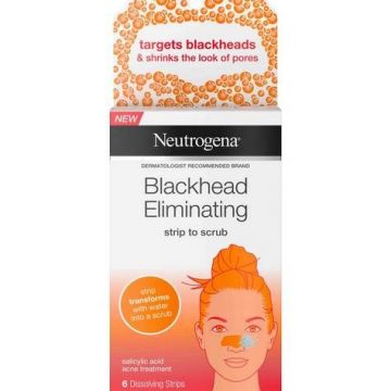 Neutrogena Blackhead Eliminating Strip To Scrub x6 Strips