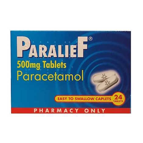 paralief paracetamol 500mg tablets 24