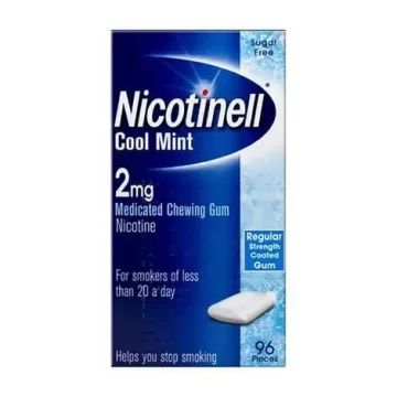 nicotinell cool mint 2mg medicated chewing gum 96 pack