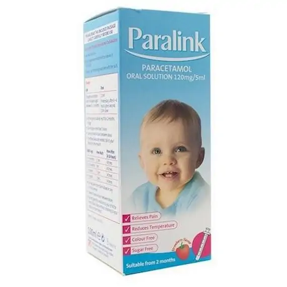 paralink paracetamol oral solution 100ml 1 1