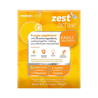 zest active 1 month vitamins supplements revive active
