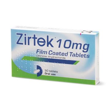Zirtek Allergy Relief - 30 tablets
