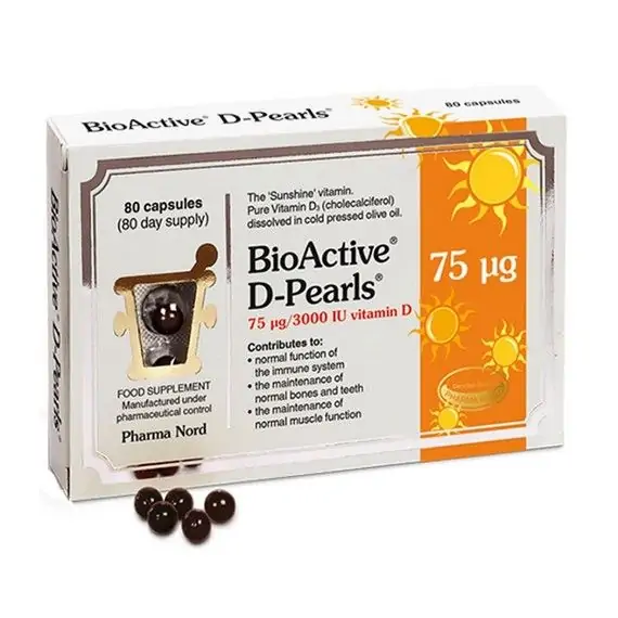 bioactive d pearls 75ug caps